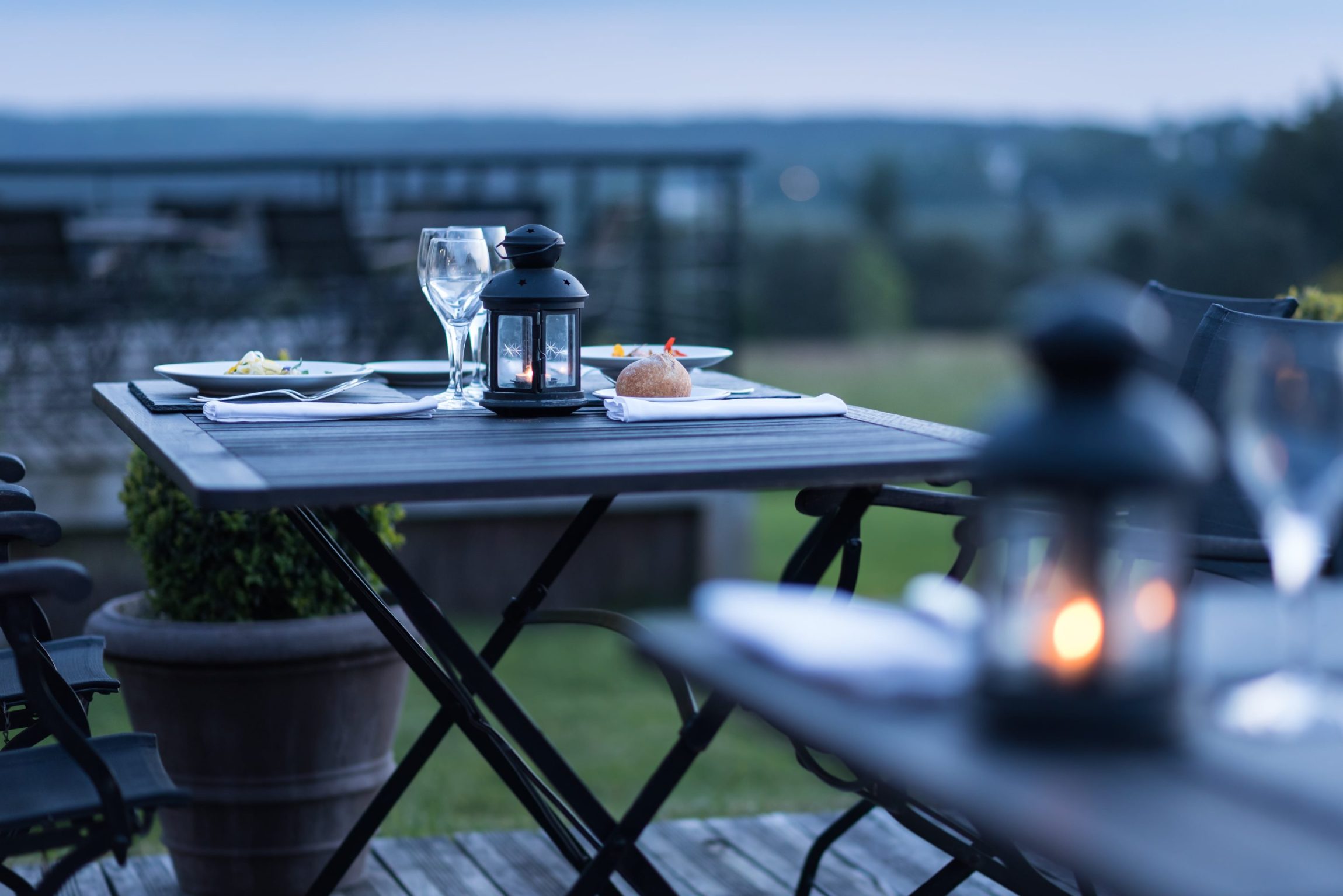 Dîner d'entreprise, Les Jardins Sauvages, La Gacilly, Bretagne