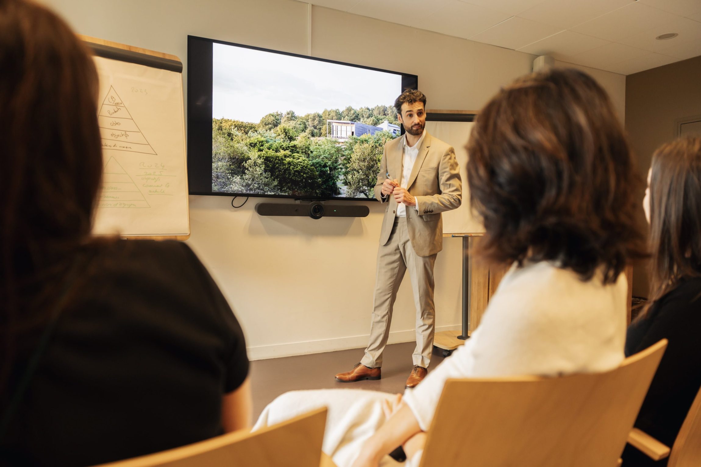 Réunion séminaire d'entreprise, La Gacilly, Bretagne