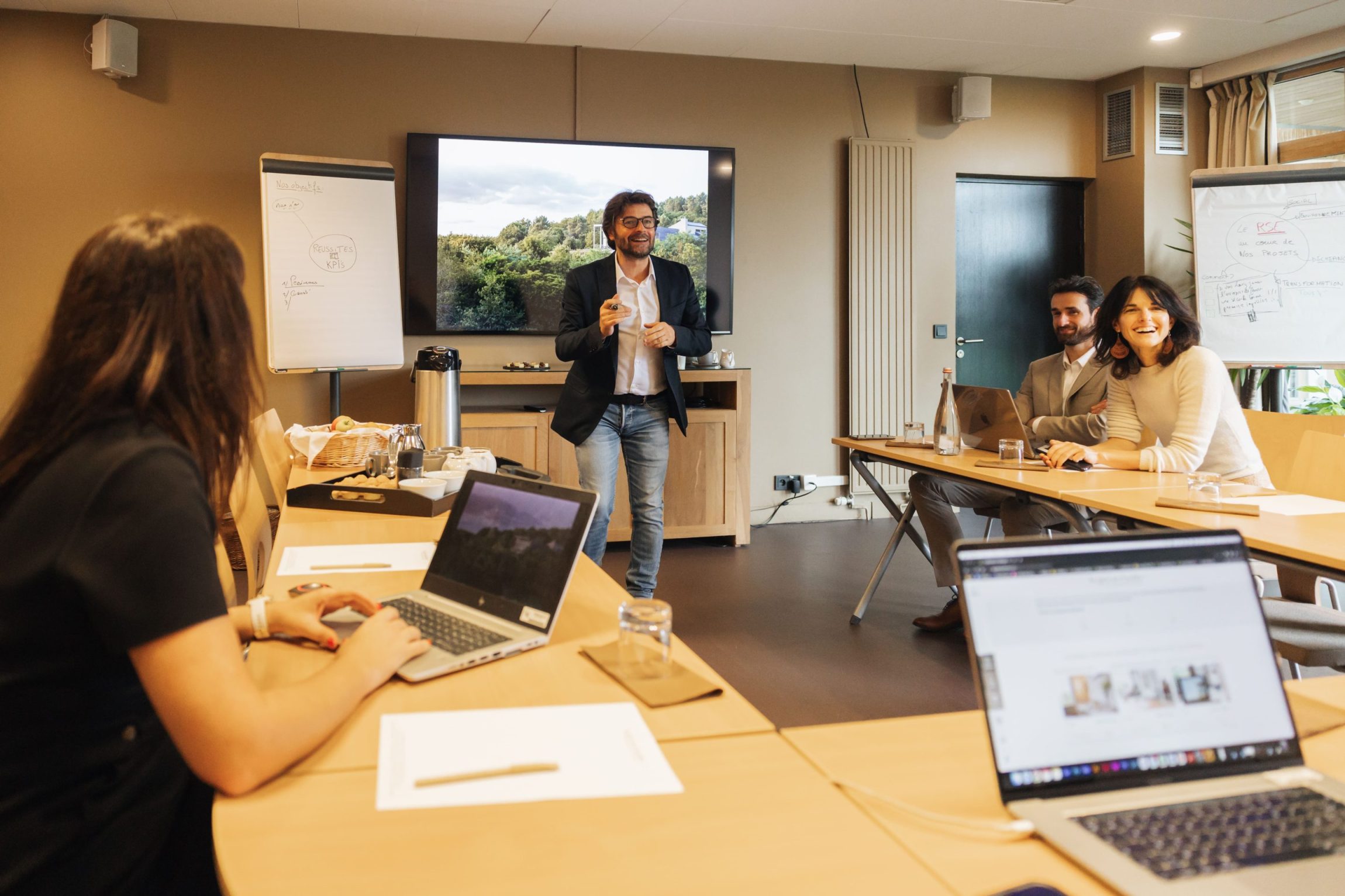 Réunion séminaire d'entreprise, La Gacilly, Bretagne