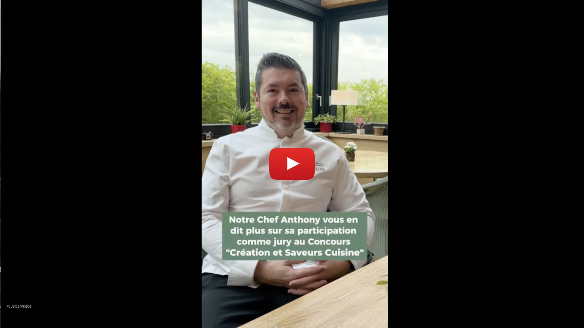 Anthony Le Fur interview Concours Création & Saveurs