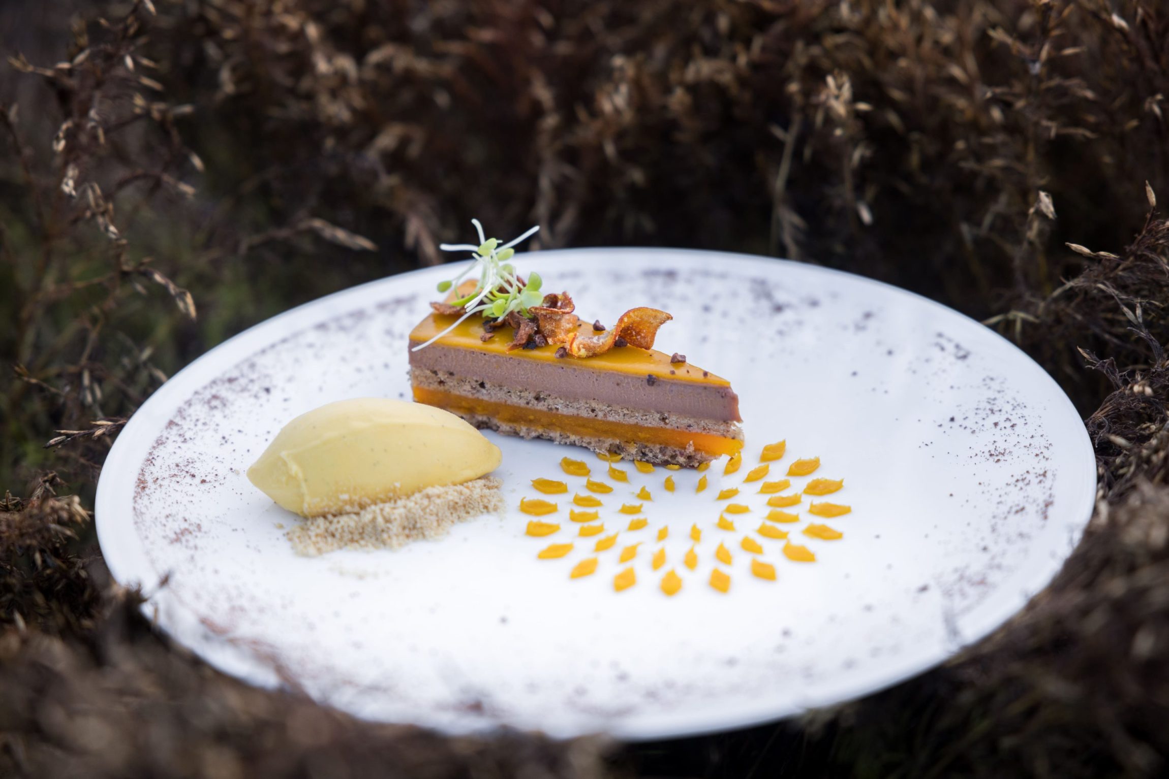 Assiette automne La Grée des Landes